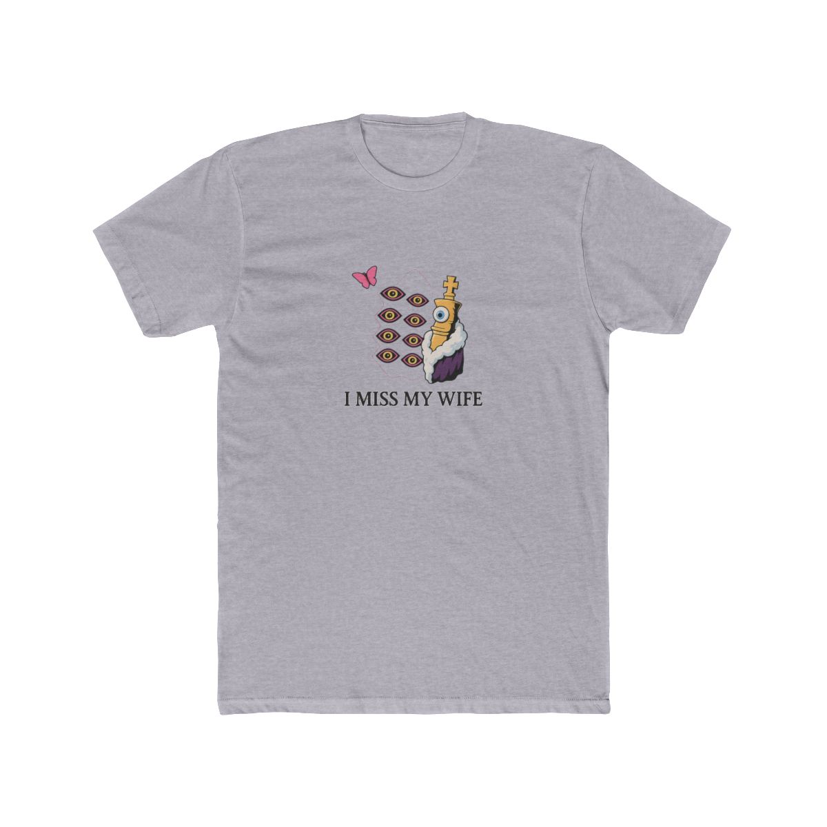 I Miss My Wife Kinger Funny T Shirt - alternate angle 4, merchandise