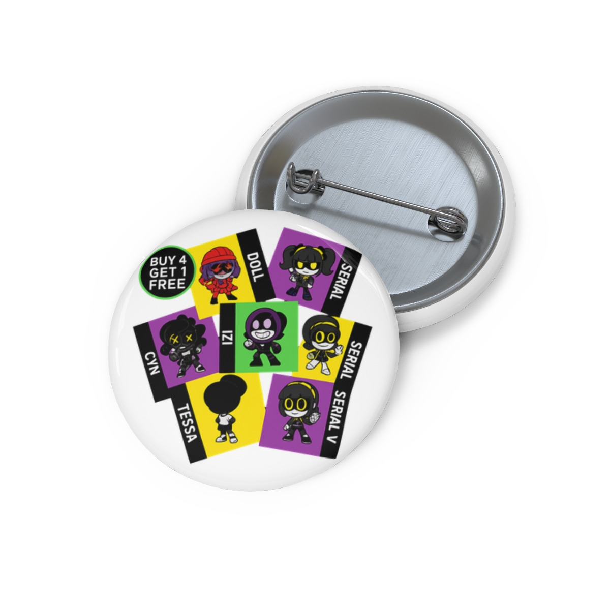 Murder Drones Character Enamel | Fan Pins, Animation Badges, Collector Gift — official Murder Drones Accessories