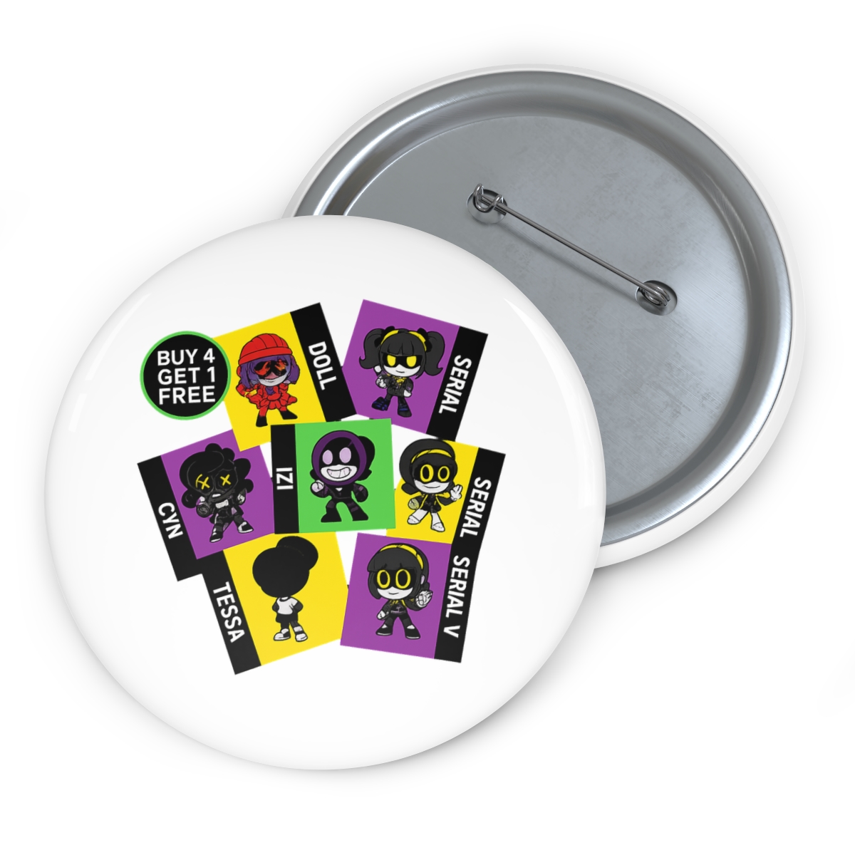 Murder Drones Character Enamel | Fan Pins, Animation Badges, Collector Gift - alternate angle 2, merchandise