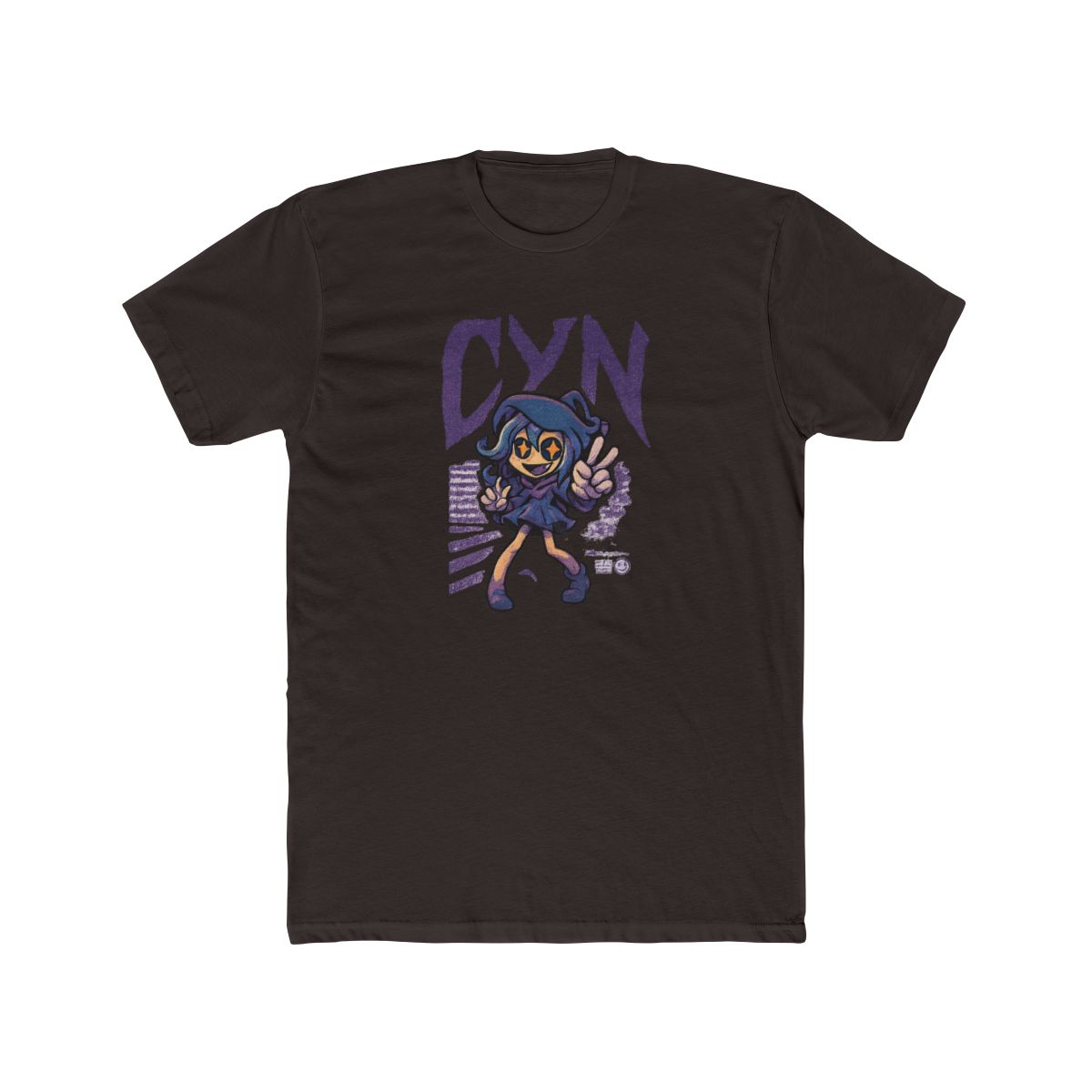 Cyn Purple Cartoon Icon | Cyn Fan Tee, Vintage Graphic Shirt, Fandom Gift - alternate angle 2, merchandise