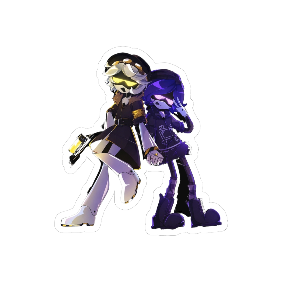 Murder Drones Bold Art Rogue Robot Sticker - Official stickers merchandise