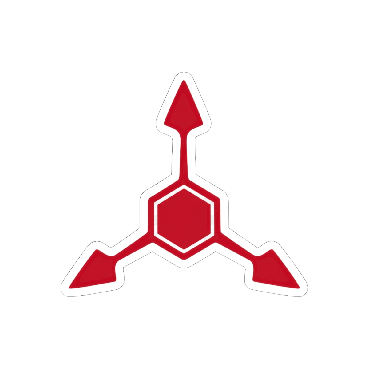 Absolute Solver Red Murder Drones Sticker | Bold Fandom Vinyl Decal - alternate angle 1, merchandise