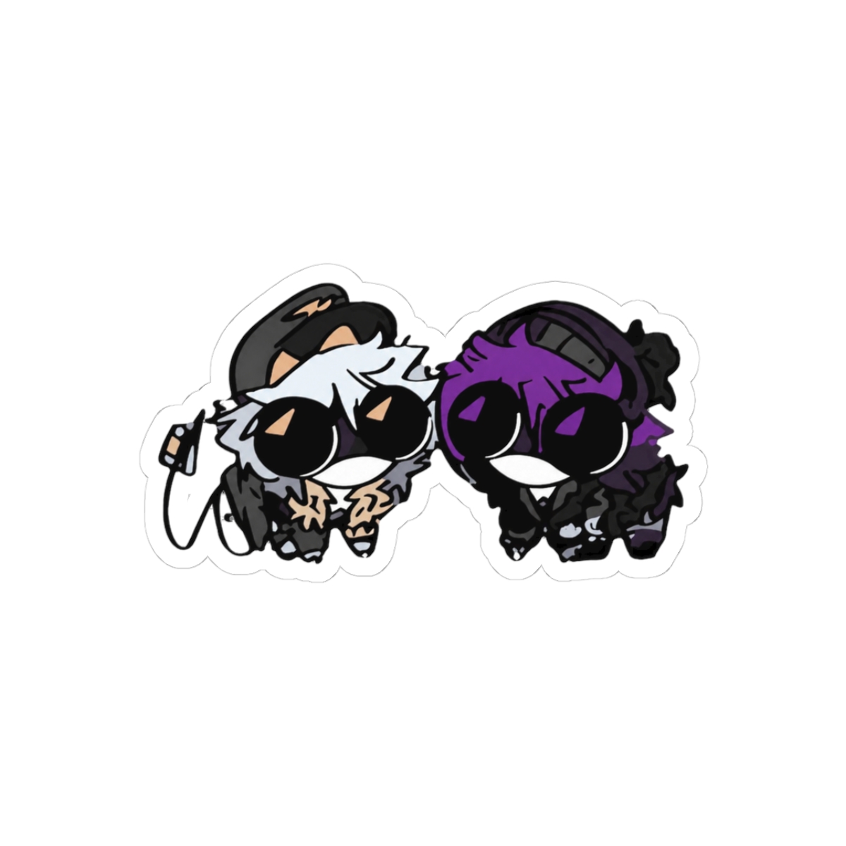 Murder Drones Cyn N Uzi Anime Sticker - Official stickers merchandise
