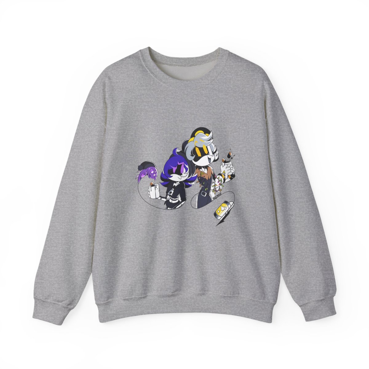 Uzi and N Hot Chocolate Murder Drones Sweatshirt - alternate angle 5, merchandise