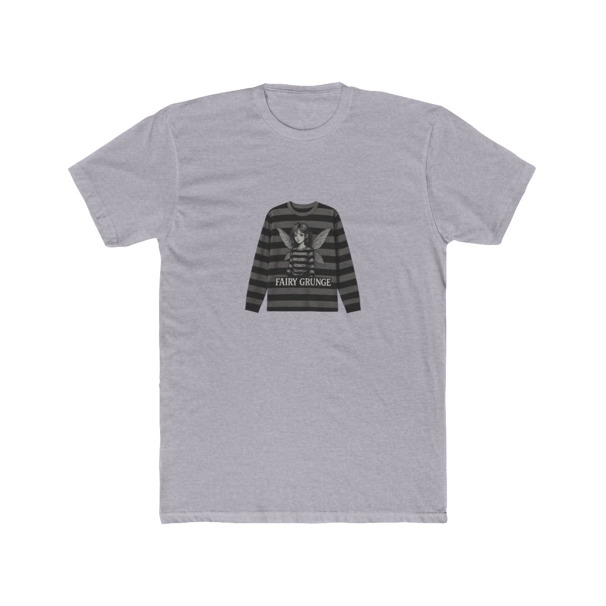 Fairy Grunge Y2K Long Sleeve T Shirt - Festival Rebel Magic - alternate angle 4, merchandise