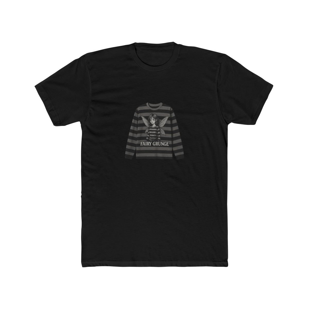 Fairy Grunge Y2K Long Sleeve T Shirt - Festival Rebel Magic - alternate angle 3, merchandise