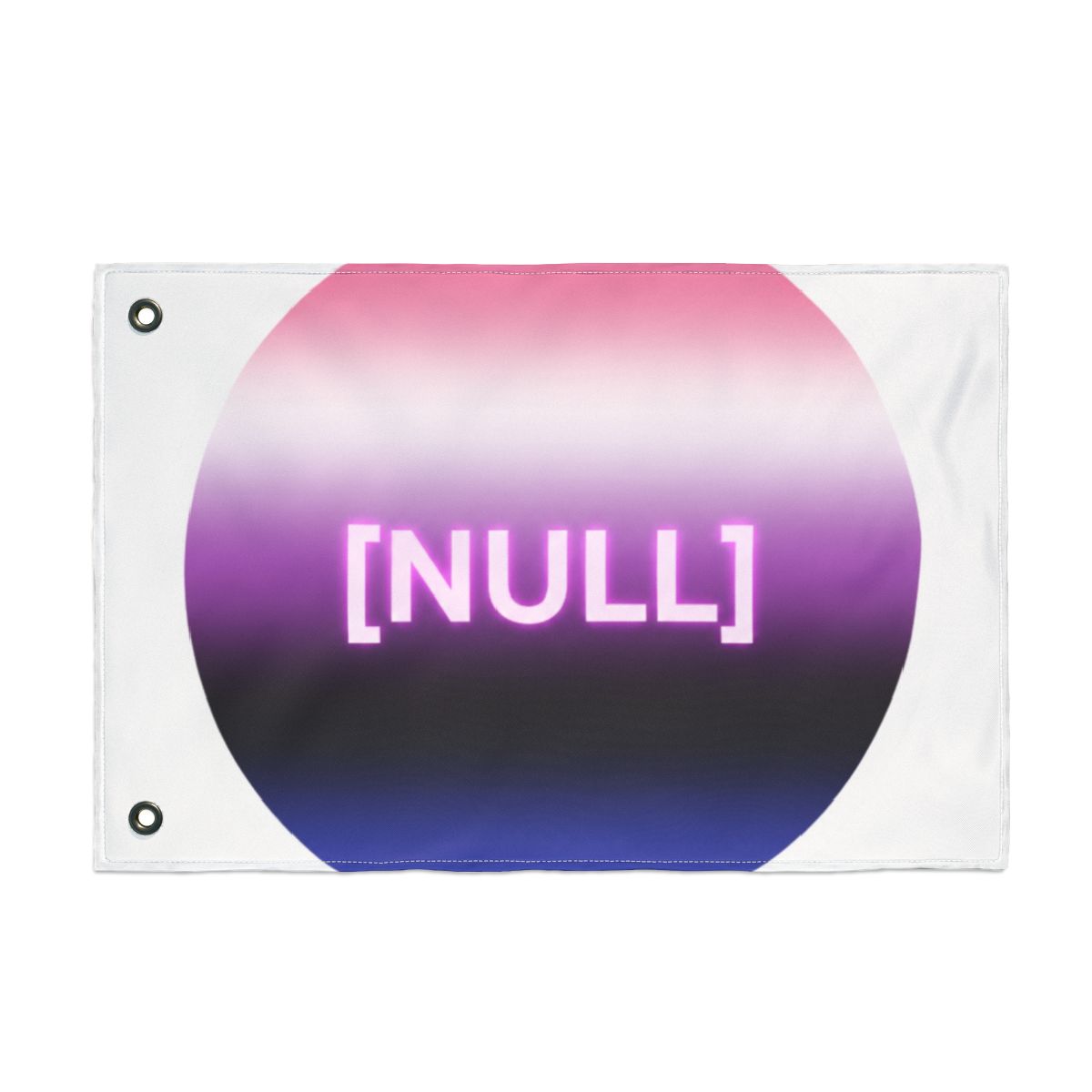 Absolute Solver NULL Genderfluid Flag | Vibrant Pride Wall Art - Official Posters & Wall Art merchandise