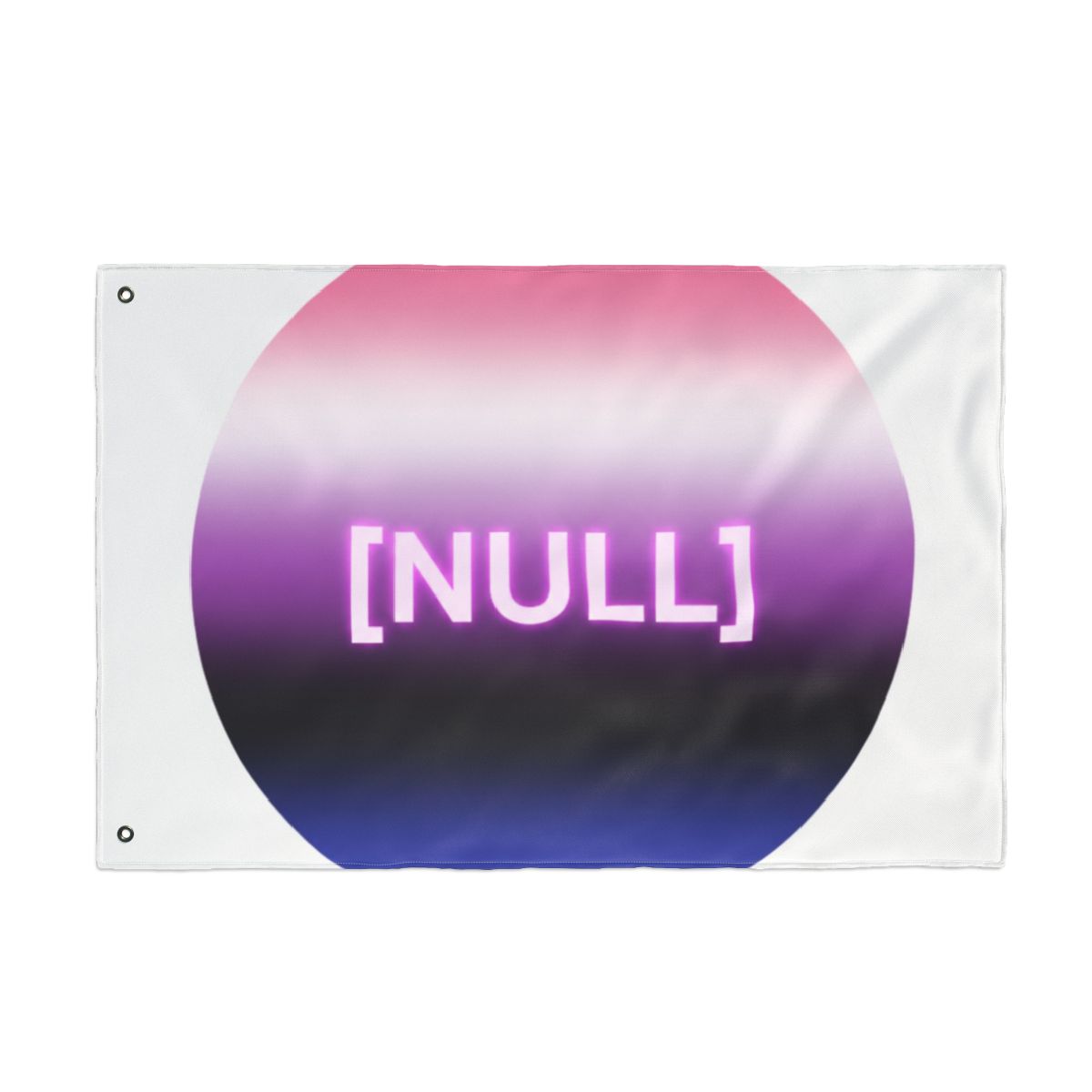 Absolute Solver NULL Genderfluid Flag | Vibrant Pride Wall Art - alternate angle 2, merchandise