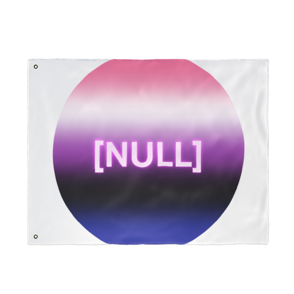 Absolute Solver NULL Genderfluid Flag | Vibrant Pride Wall Art - alternate angle 3, merchandise