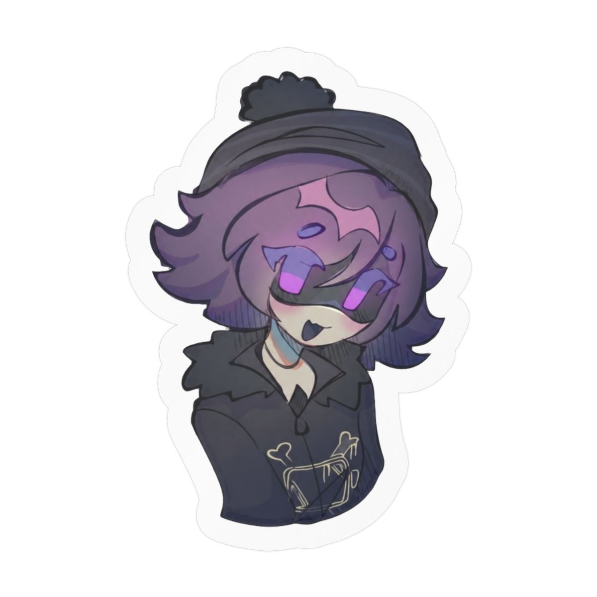 Uzi Doorman Sticker | Bold Funny Cartoon Vinyl Decal