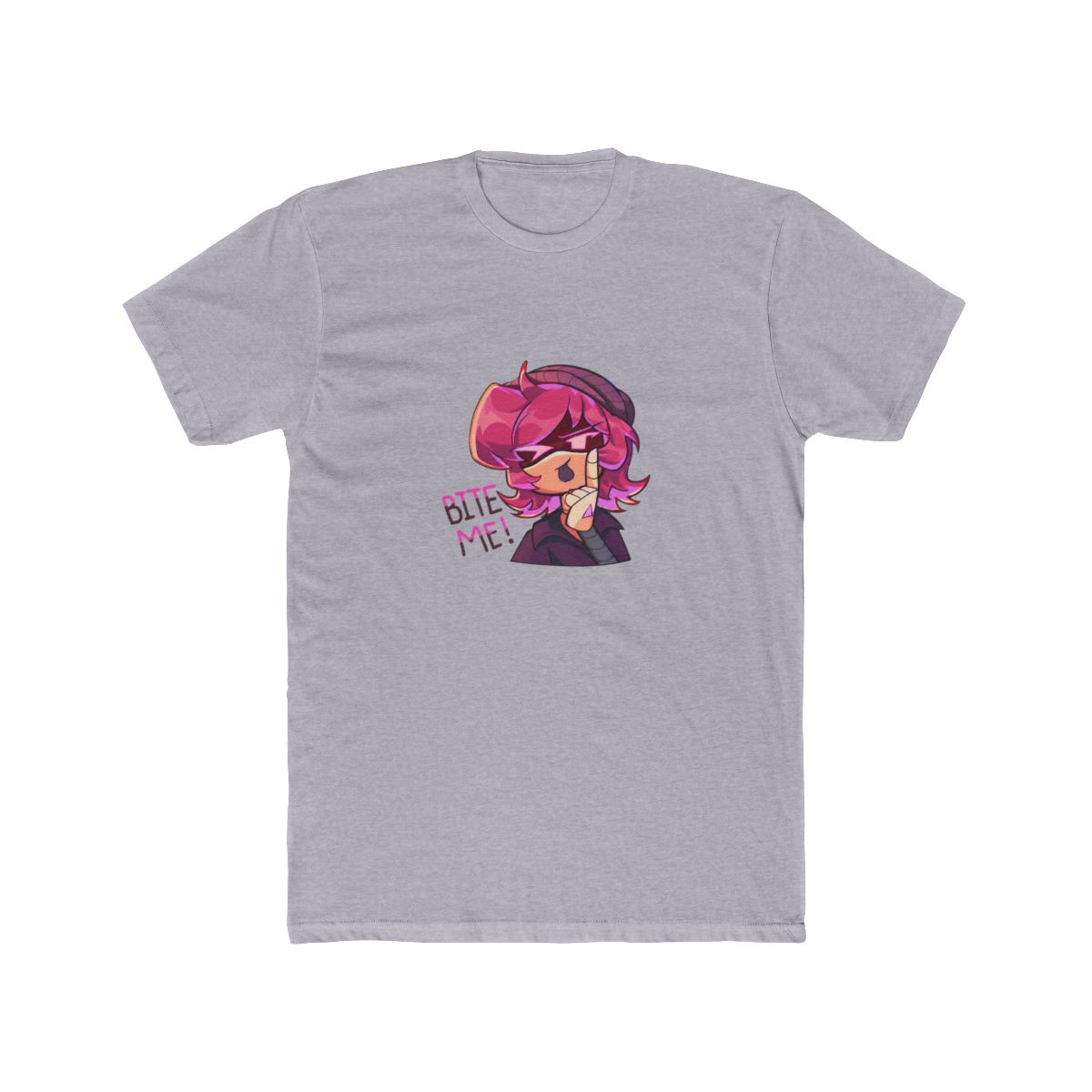 Bite Me Uzi Sassy Gun Pun T Shirt - Firearm Fan Gift - alternate angle 5, merchandise