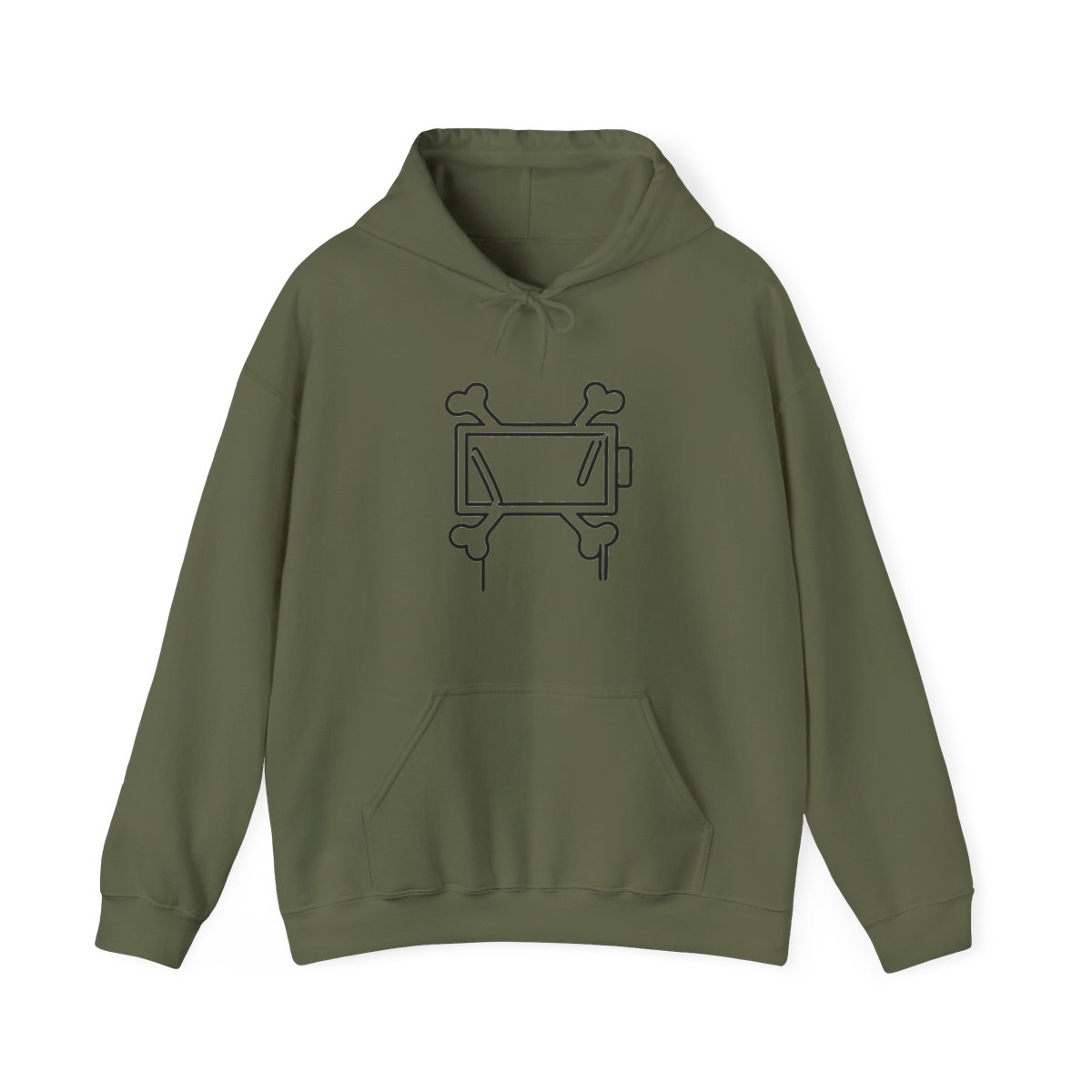Murder Drones Uzi Fleece Hoodie - alternate angle 3, merchandise