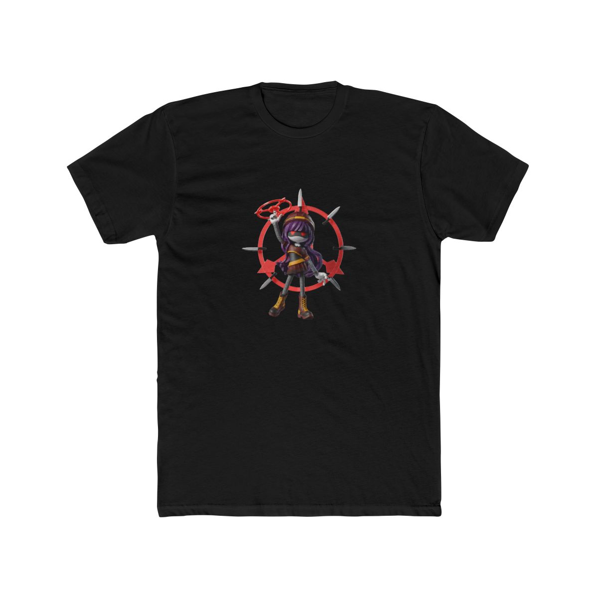 Kawaii Anime Doll Gaze Graphic T Shirt - alternate angle 3, merchandise