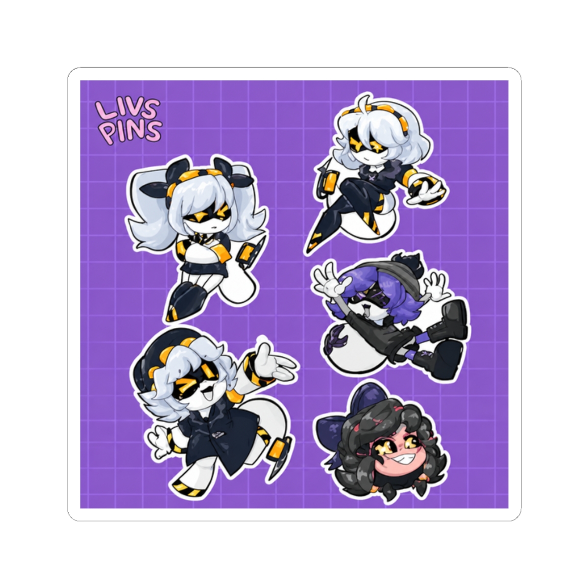 A bunch of Drones Sticker sheet - alternate angle 3, merchandise