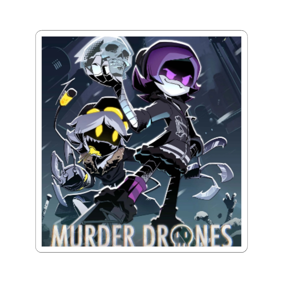 Murder Drones Sticker #2 - Murder Drones official stickers merch
