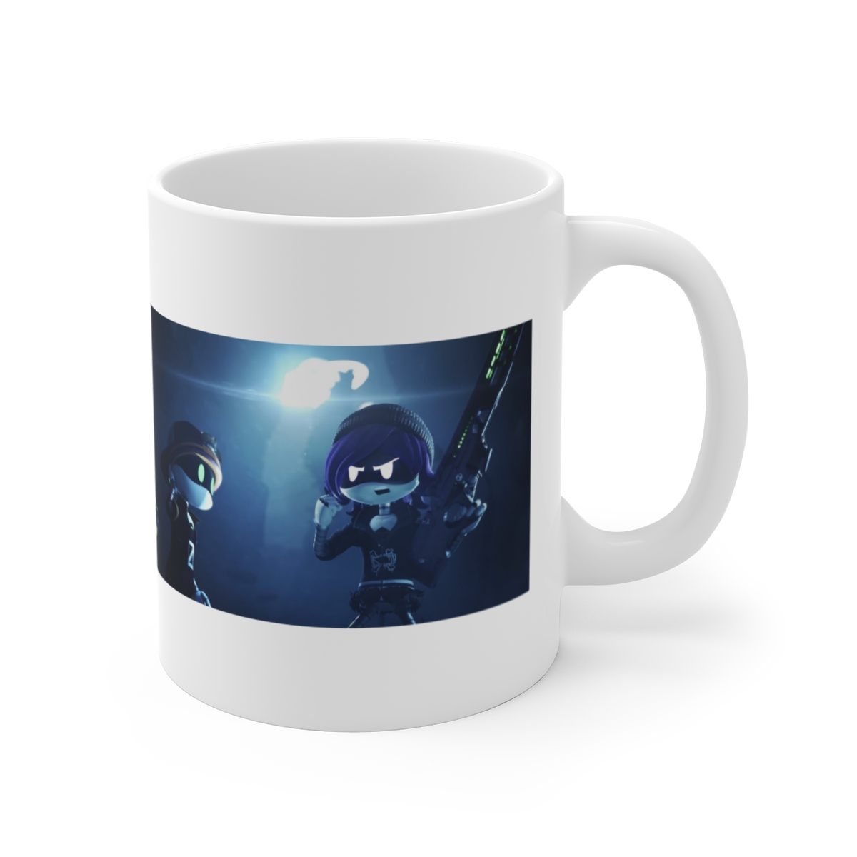 Murder Drones White Mug