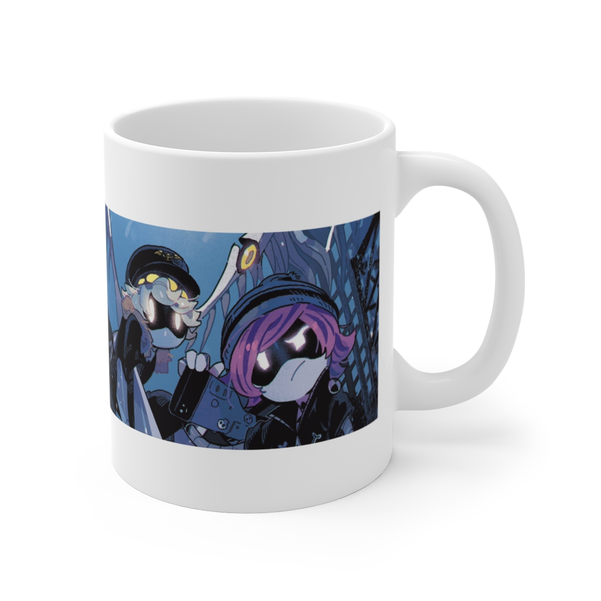 Murder Drones White Mug #5 - Official mugs merchandise