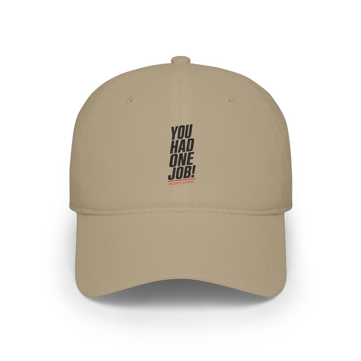 Murder Drones "You Had One Job!" Hat - alternate angle 3, merchandise