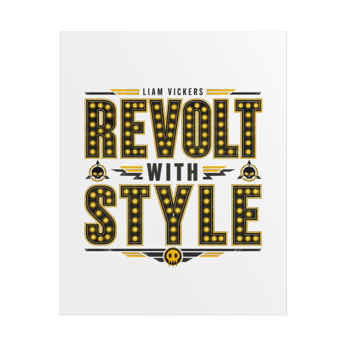 Murder Drones "Revolt with Style" Poster