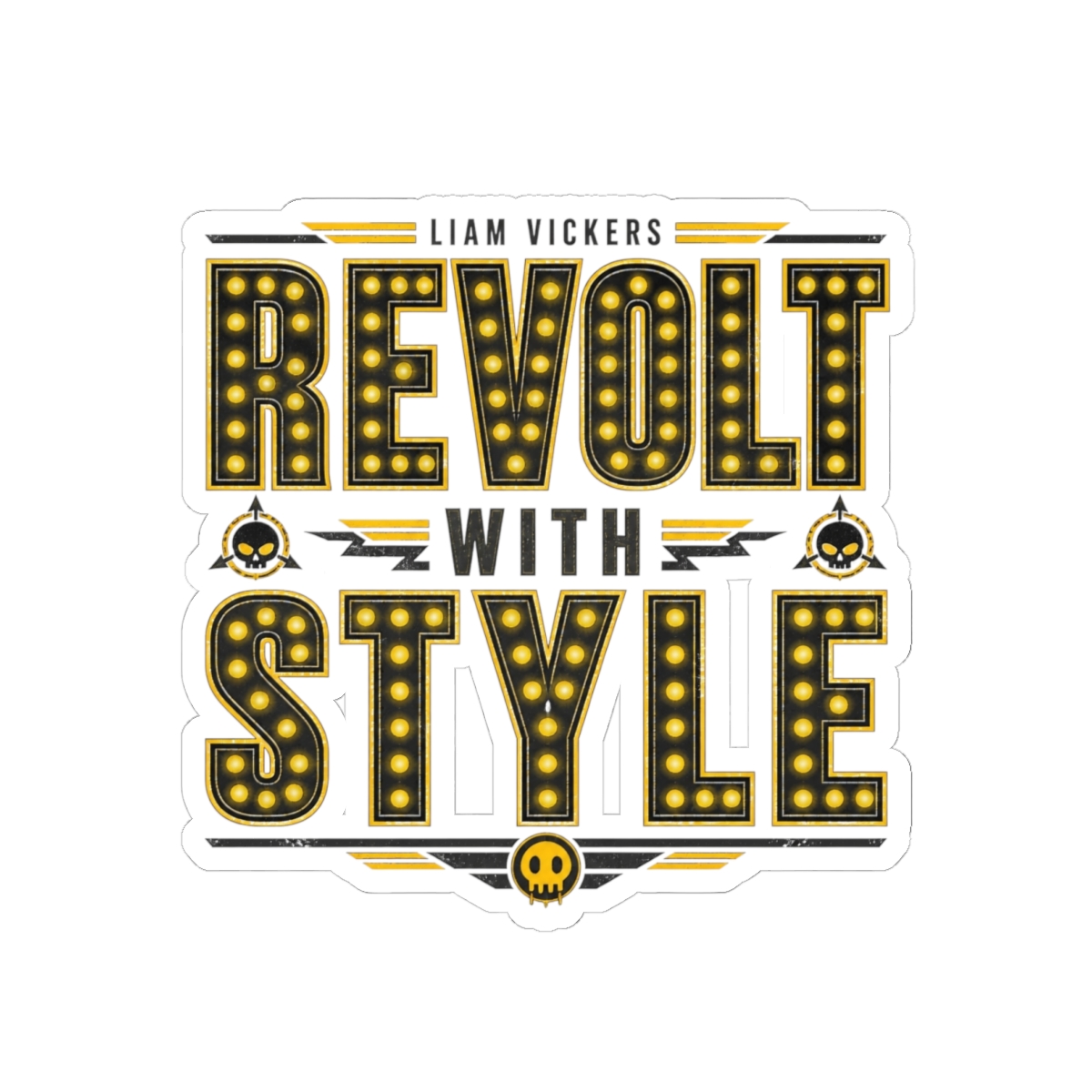 Murder Drones "Revolt with Style" Sticker
