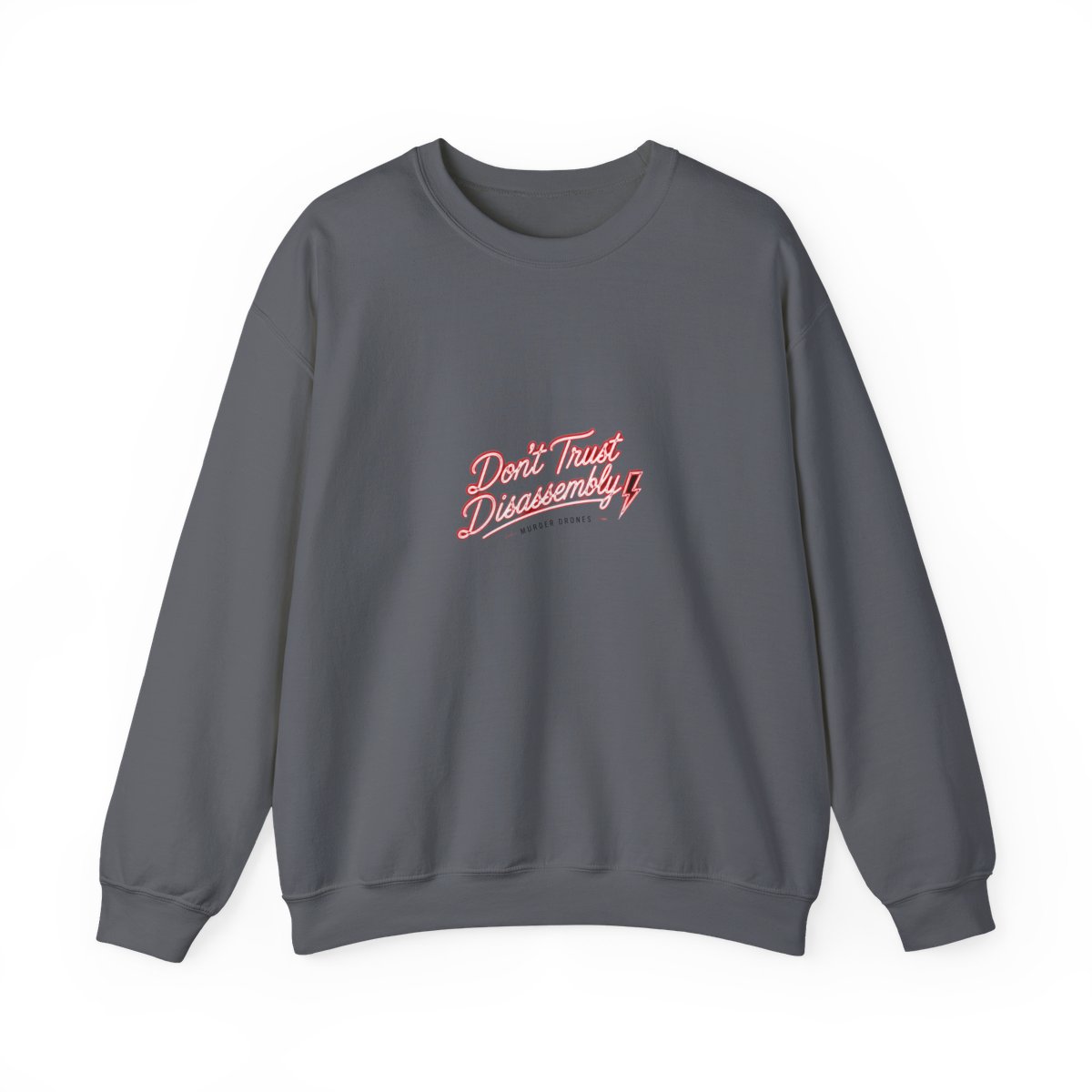 Murder Drones "Don’t Trust Disassembly" Crewneck - alternate angle 5, merchandise
