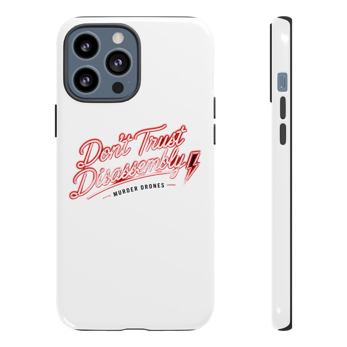 Murder Drones "Don’t Trust Disassembly" Phone Case - alternate angle 2, merchandise