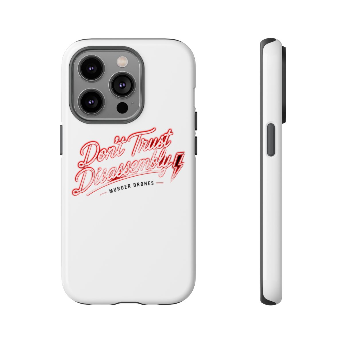 Murder Drones "Don’t Trust Disassembly" Phone Case - alternate angle 4, merchandise
