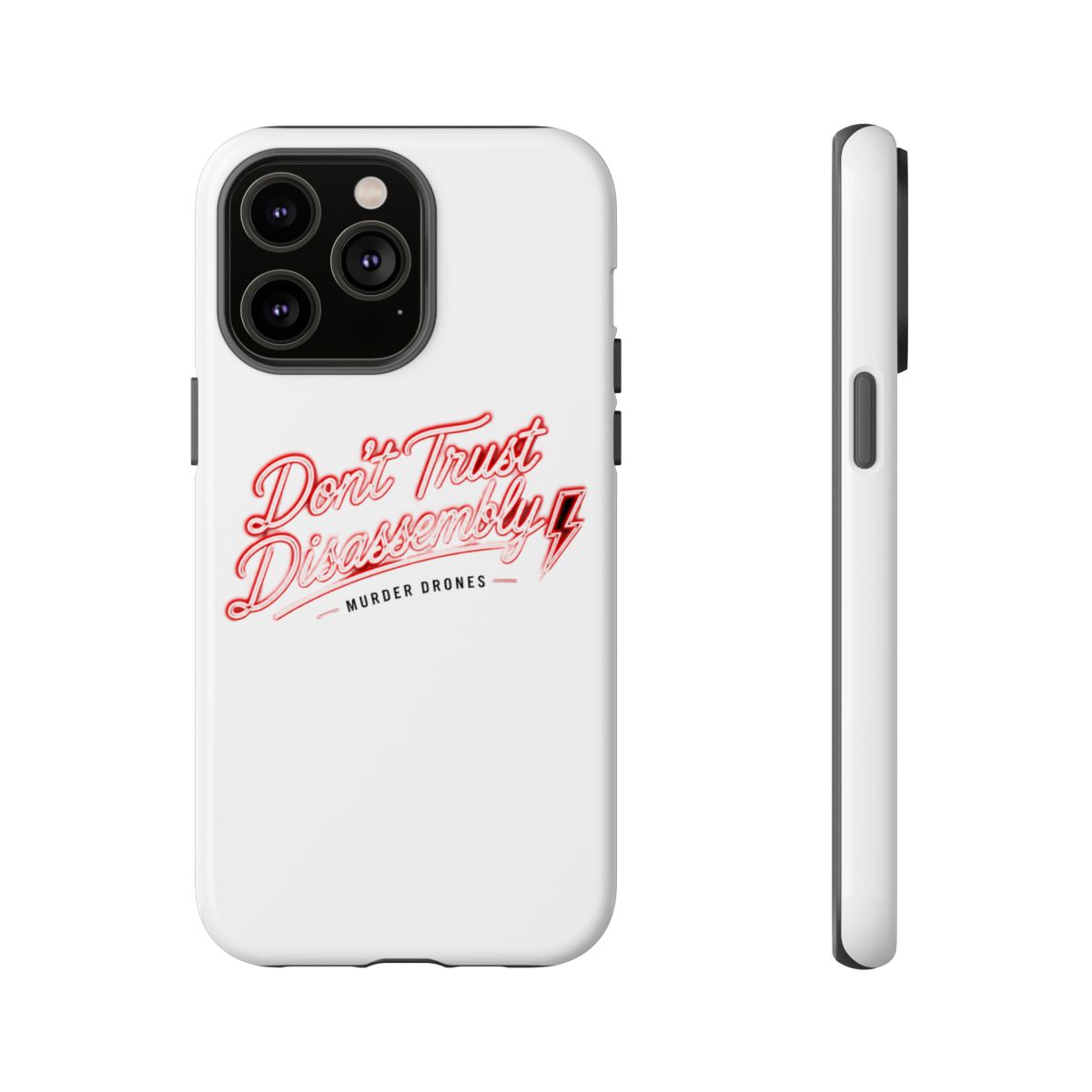 Murder Drones "Don’t Trust Disassembly" Phone Case - alternate angle 5, merchandise
