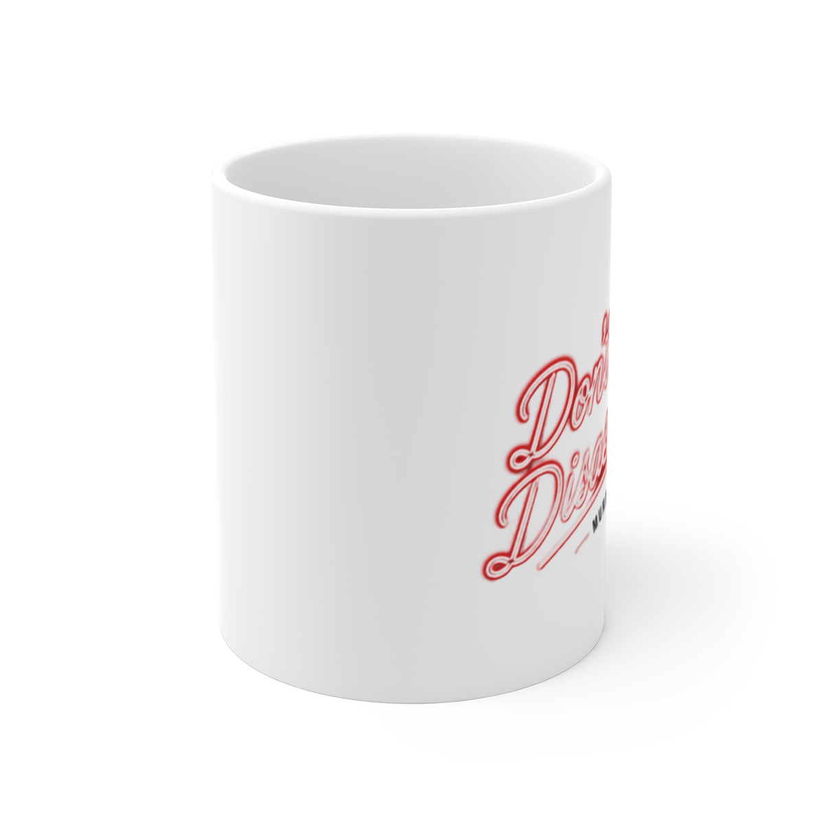 Murder Drones "Don’t Trust Disassembly" White Mug - alternate angle 1, merchandise