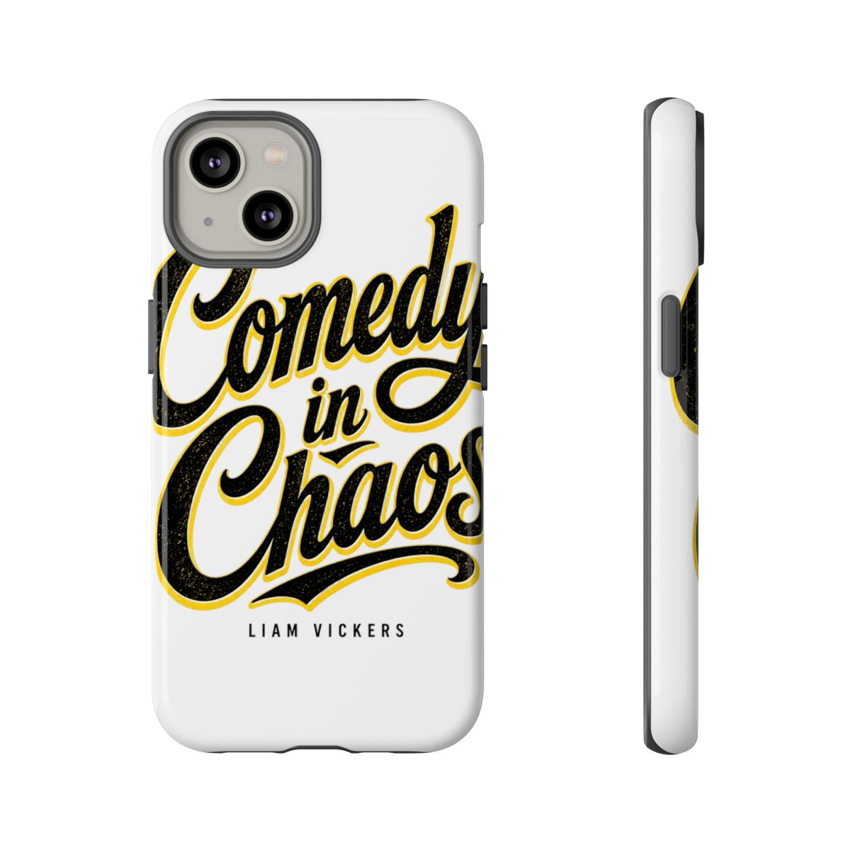 Murder Drones "Comedy in Chaos" Phone Case - alternate angle 3, merchandise