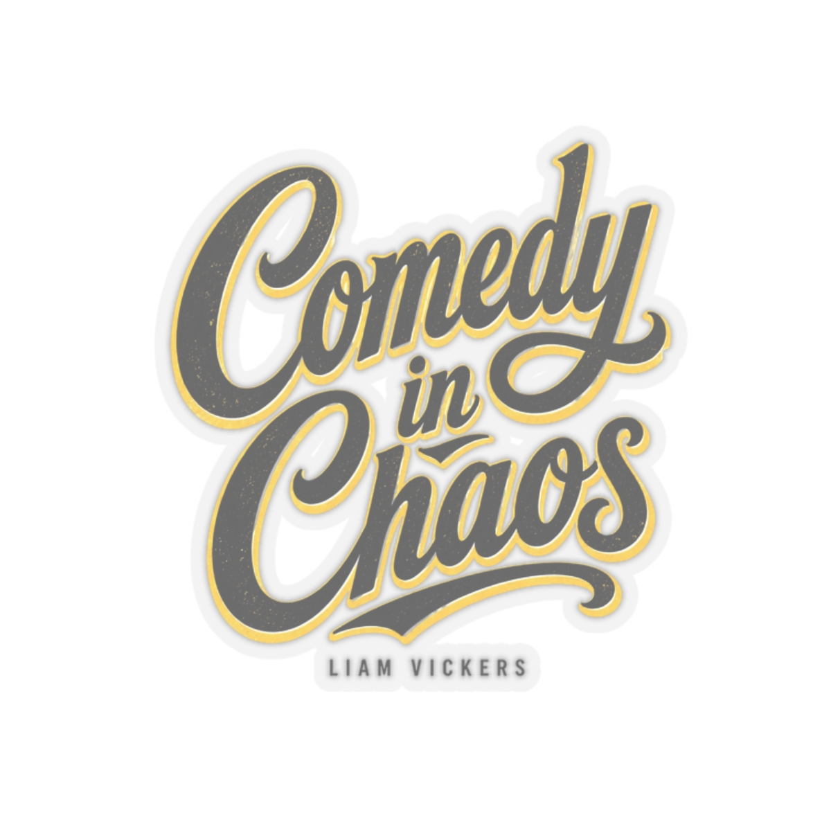 Murder Drones "Comedy in Chaos" Sticker