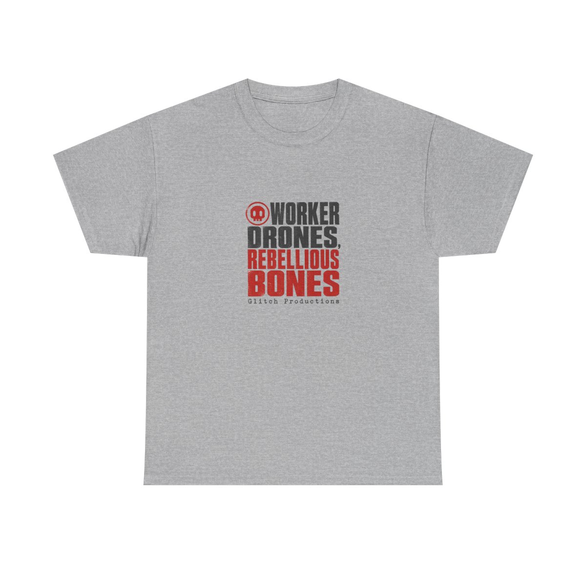 Murder Drones "Worker Drones, Rebellious Bones" Unisex Tee - alternate angle 3, merchandise