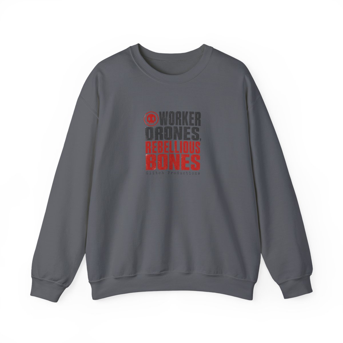 Murder Drones "Worker Drones, Rebellious Bones" Crewneck - alternate angle 5, merchandise