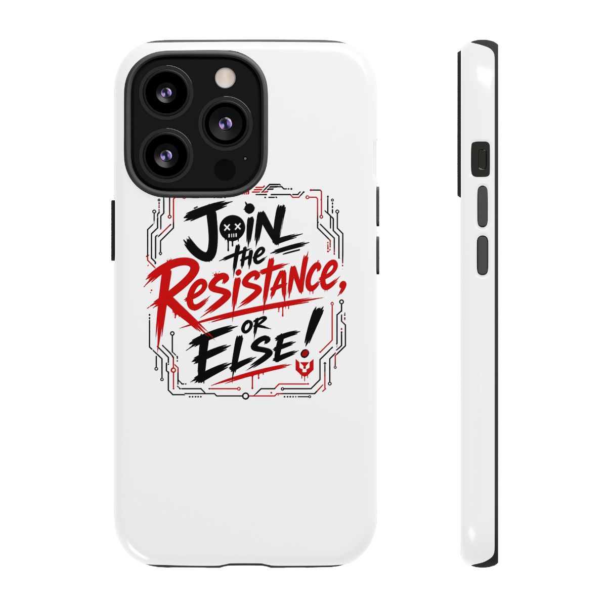 Murder Drones Iconic Catchphrase Phone Case - alternate angle 1, merchandise