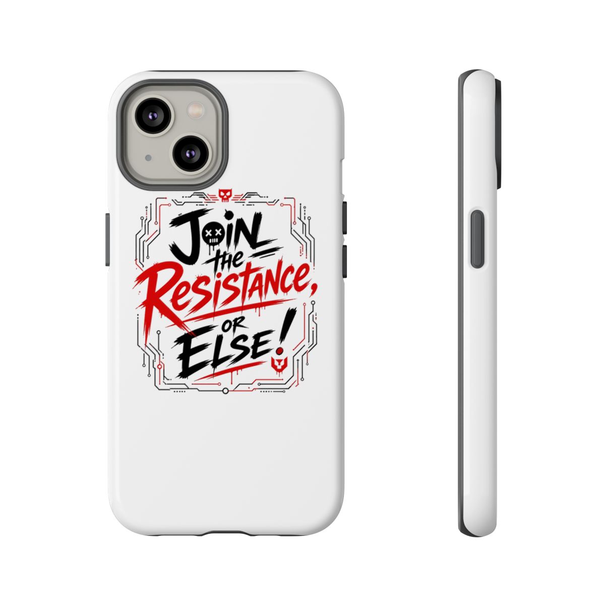 Murder Drones Iconic Catchphrase Phone Case - alternate angle 3, merchandise