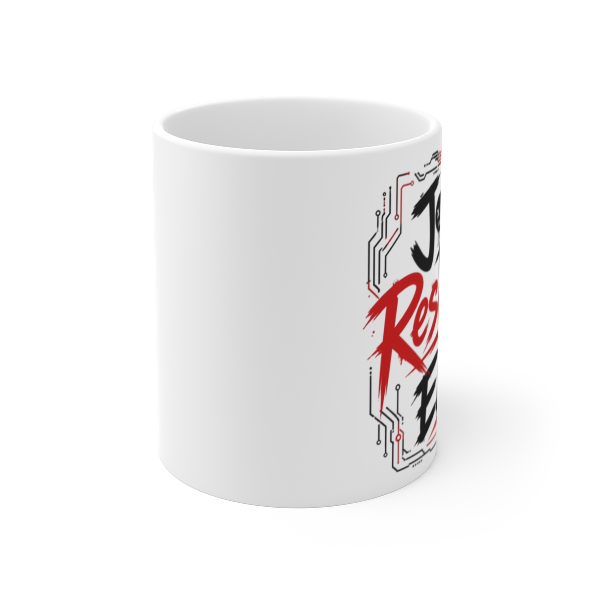 Murder Drones Iconic Catchphrase Mug - alternate angle 1, merchandise