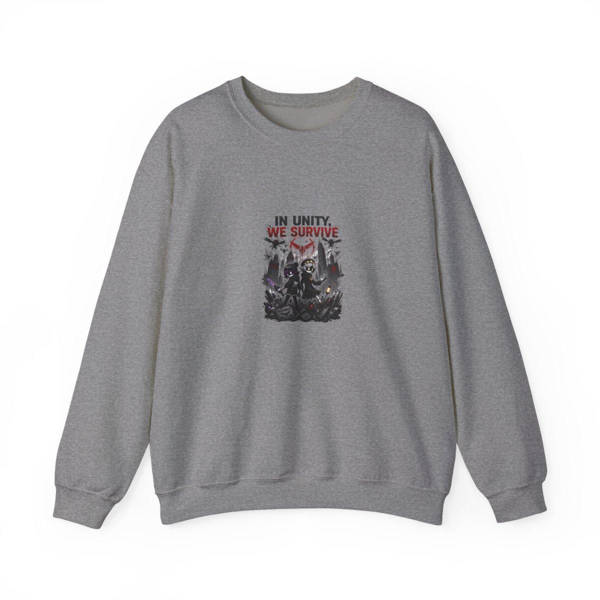 Murder Drones "In Unity, We Survive" Crewneck - alternate angle 3, merchandise