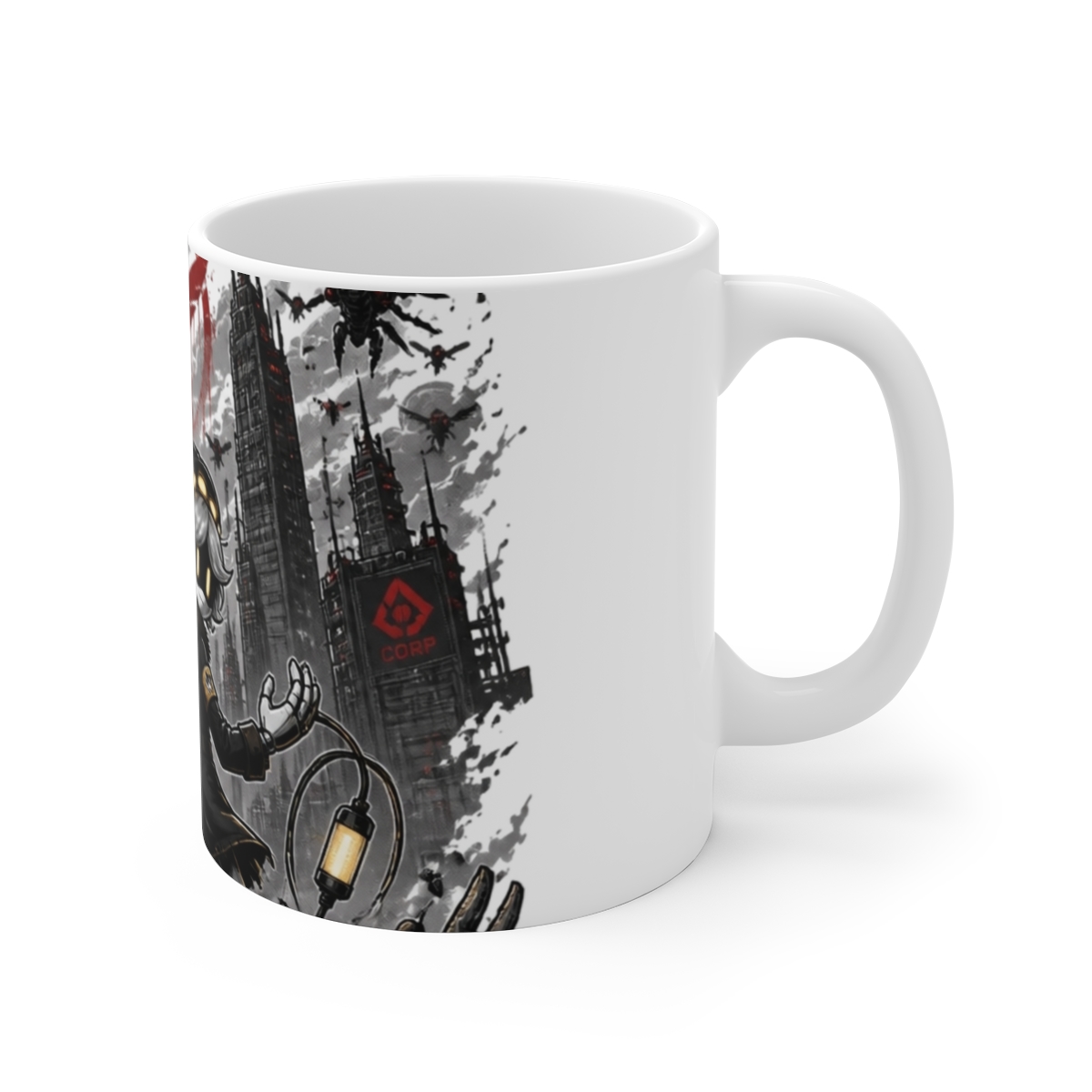 Murder Drones "In Unity, We Survive" White Mug