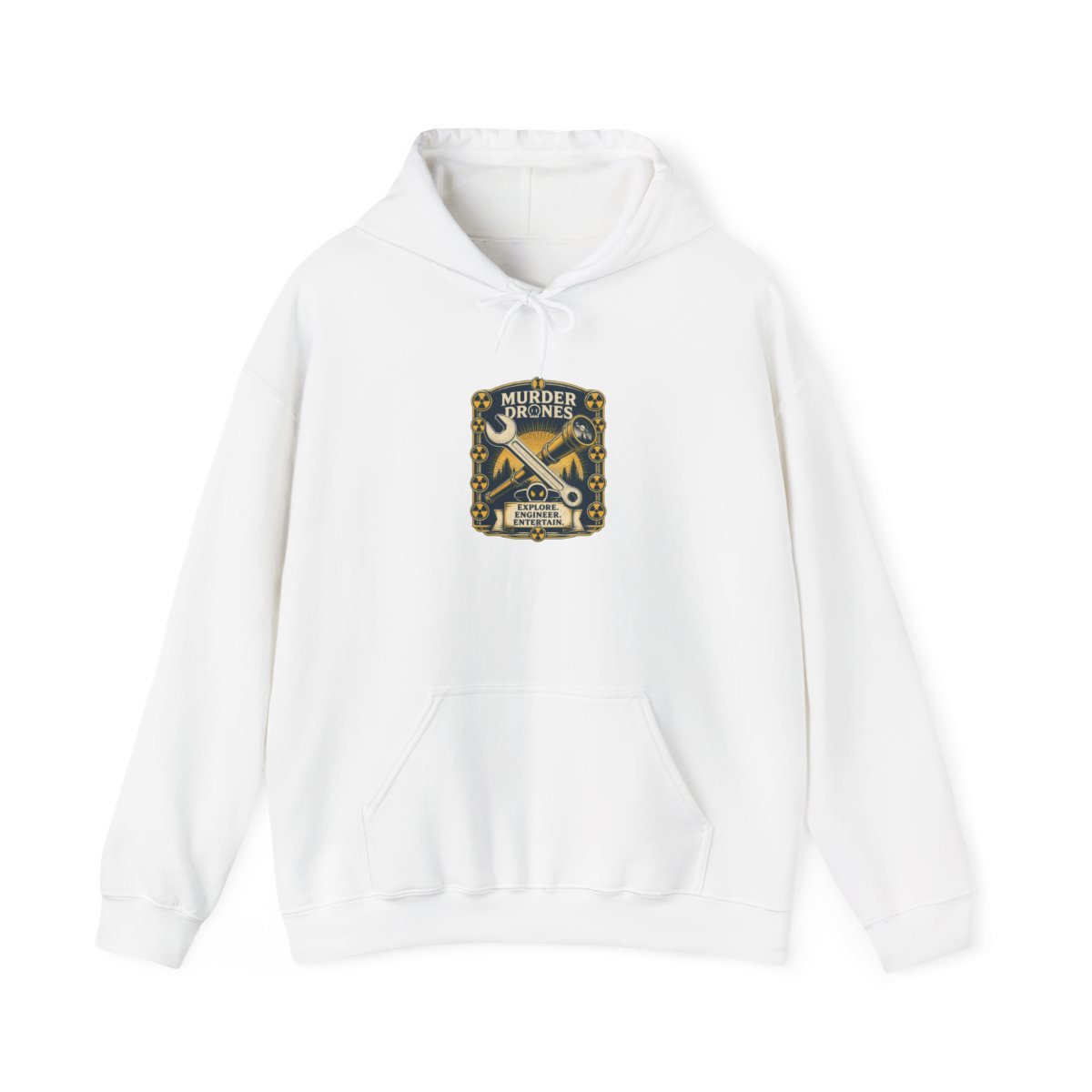Murder Drones "Explore. Engineer. Entertain." Hoodie - Official Hoodies merchandise
