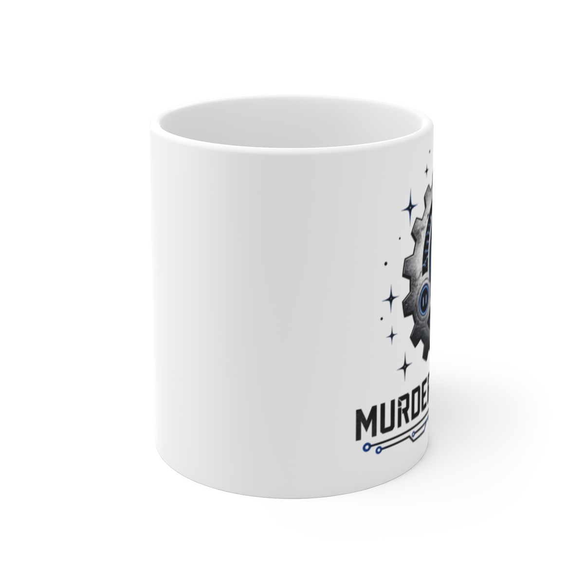 Murder Drones "Murder Drones" White Mug - alternate angle 1, merchandise