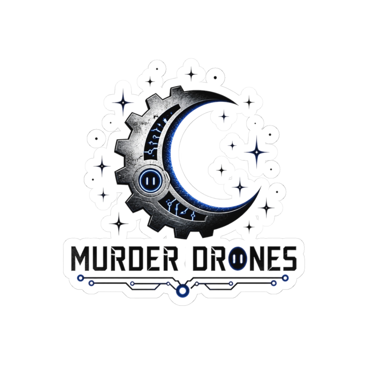 Murder Drones "Murder Drones" Sticker - alternate angle 1, merchandise