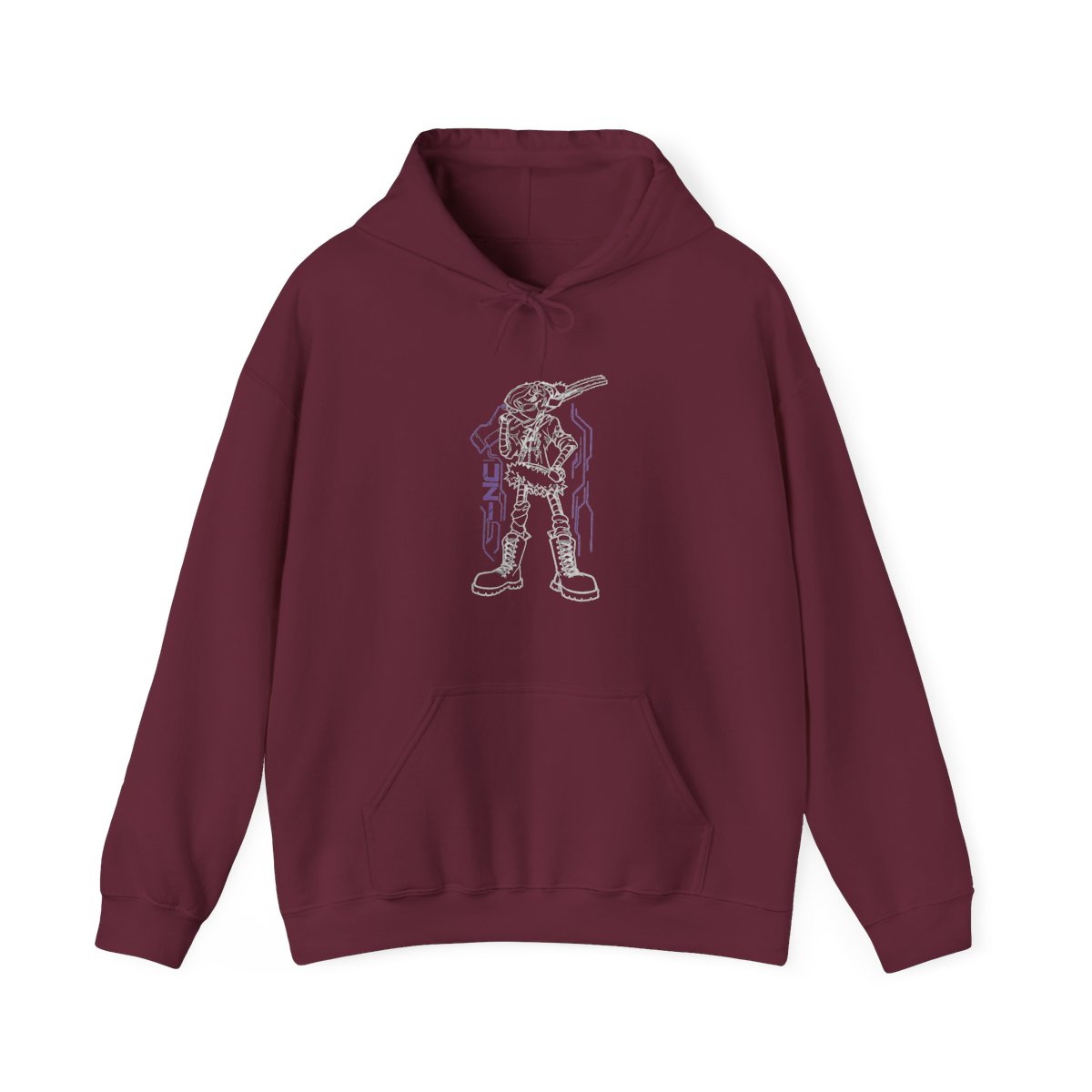 Murder Drones Uzi Girls Twofer Hoodie Plus Size - alternate angle 3, merchandise