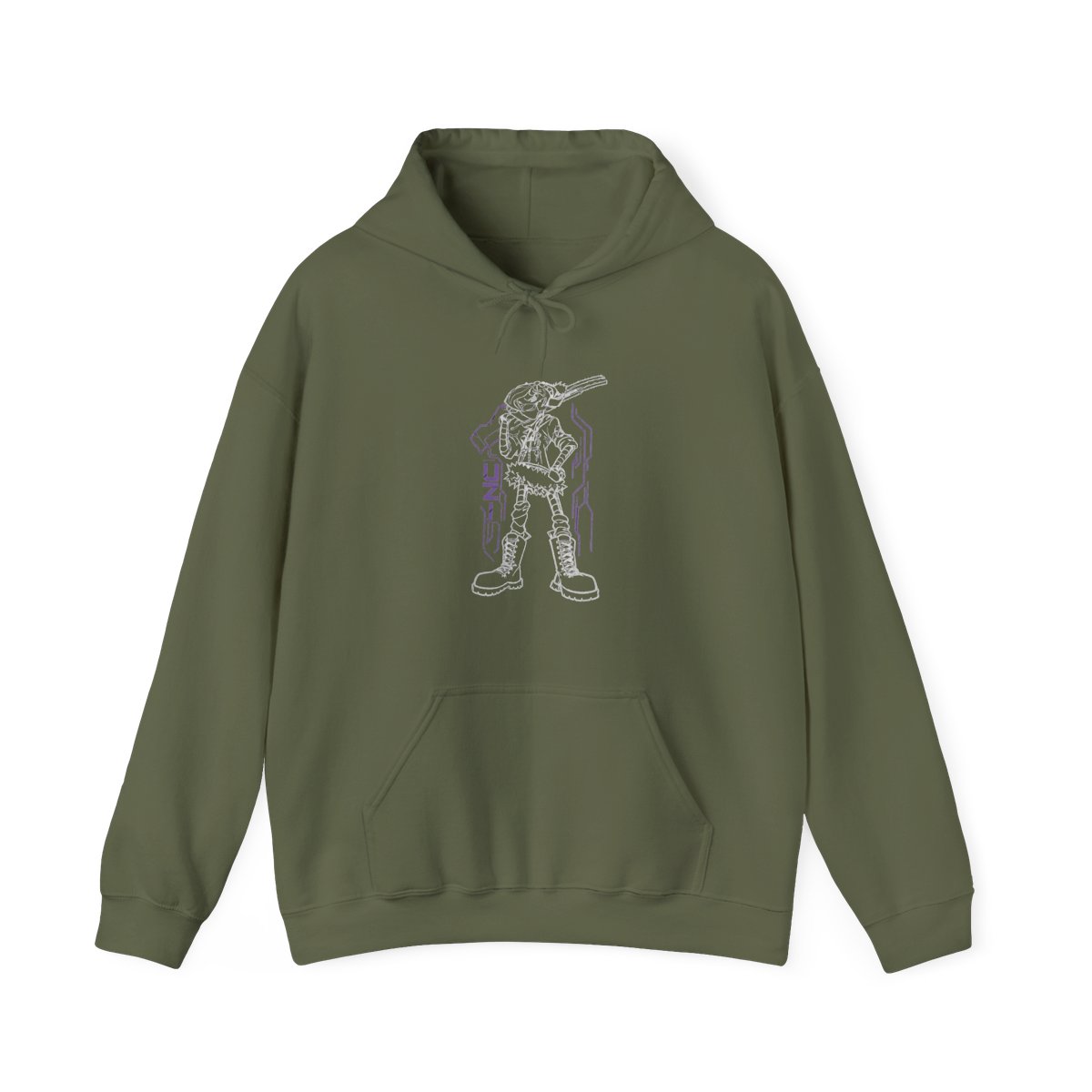 Murder Drones Uzi Girls Twofer Hoodie Plus Size - alternate angle 4, merchandise