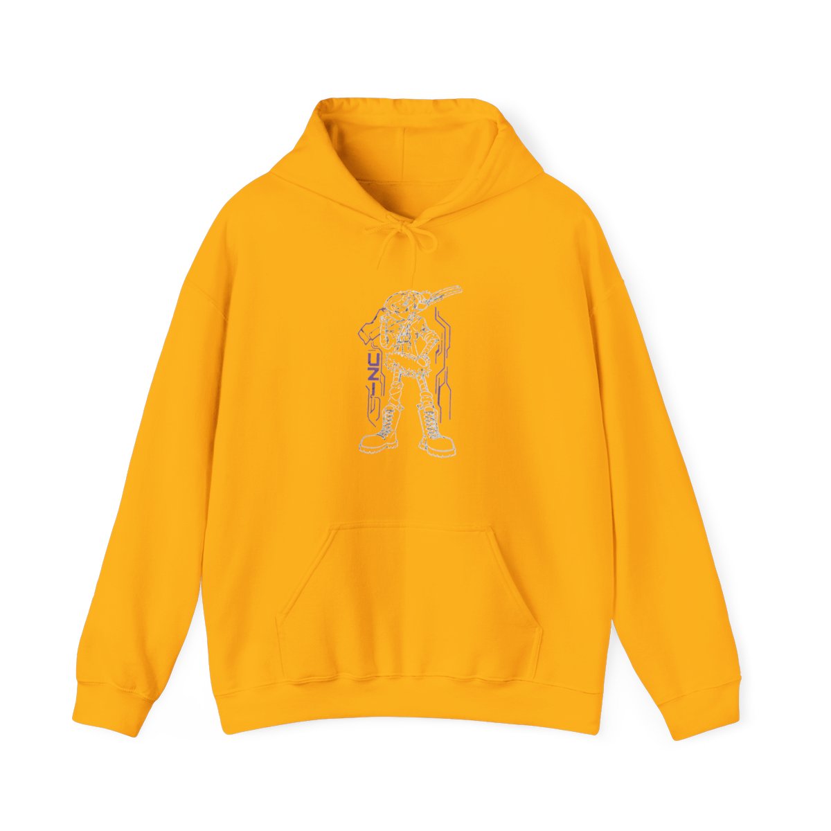 Murder Drones Uzi Girls Twofer Hoodie Plus Size - alternate angle 2, merchandise